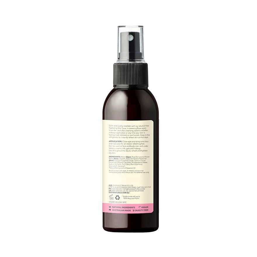 Rose Hydrating Mist Toner 125ml