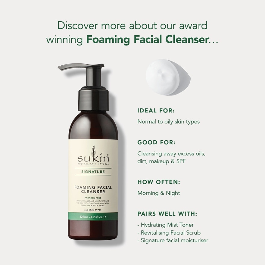 Signature Foaming Facial Cleanser 125ml
