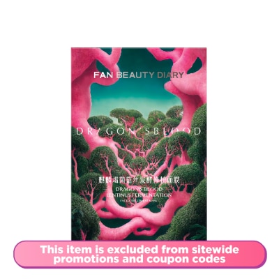 FAN BEAUTY DIARY - Dragon's Blood Lentinus Fermentation Facial Treatment Mask 5s