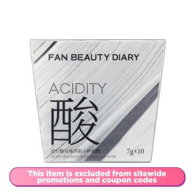 FAN BEAUTY DIARY - Acids Double Cleansing Clay Mask 10s