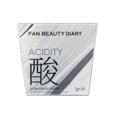 FAN BEAUTY DIARY Acids Double Cleansing Clay Mask 10s