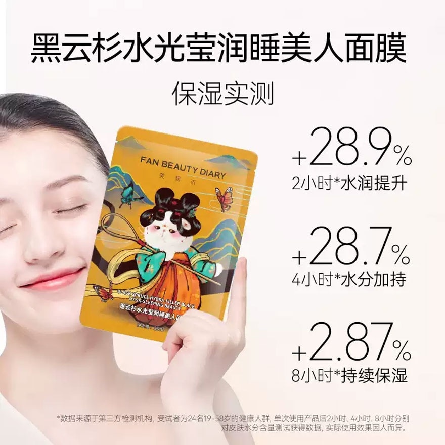 Black Spruce Hydration - Filler Black Mask - Sleeping Beauty 5s