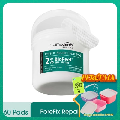 COSMODERM - PoreFix Repair BioPeel+Clear Pad 60s