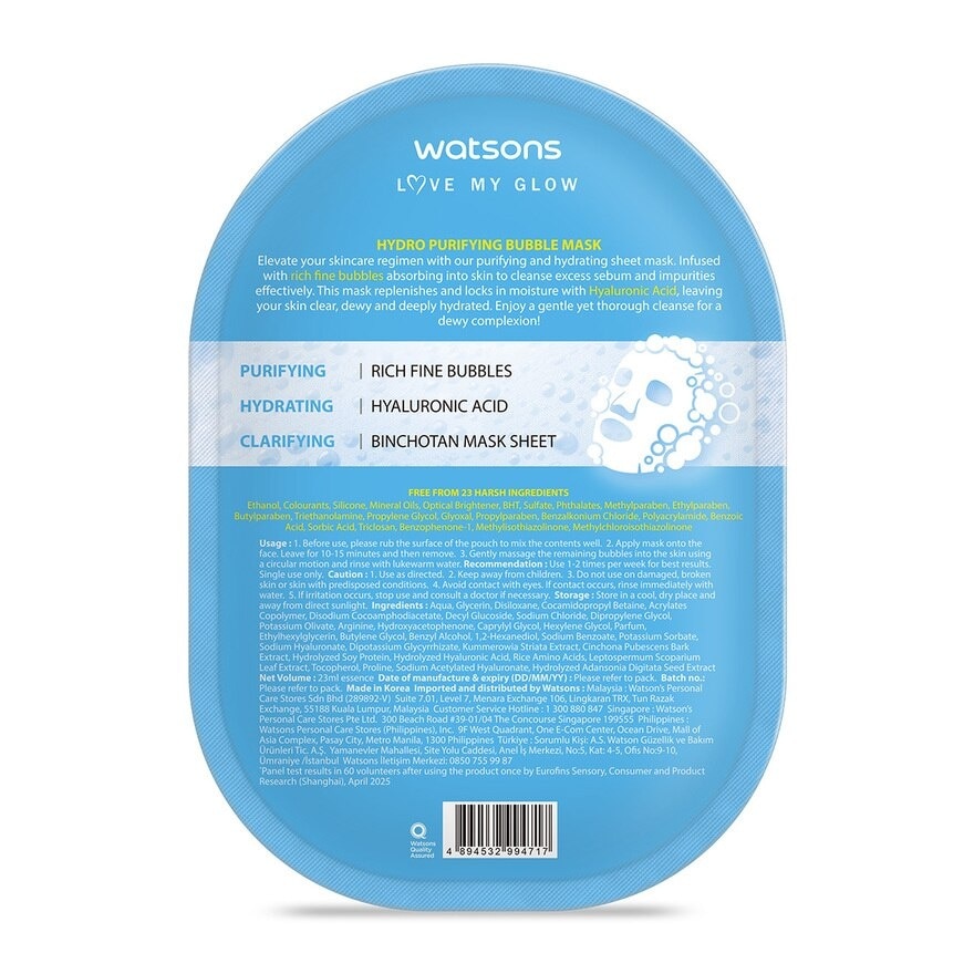 Hydro Purifying Bubble Mask