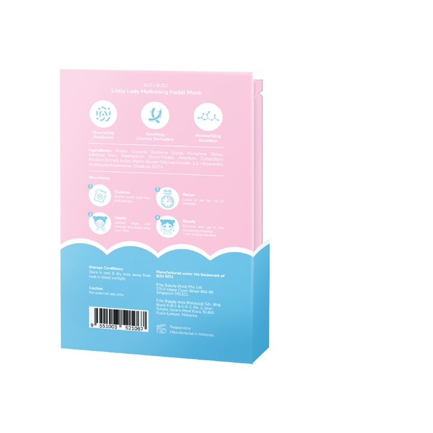 Little Lady Hydrating Facial Mask 3s image