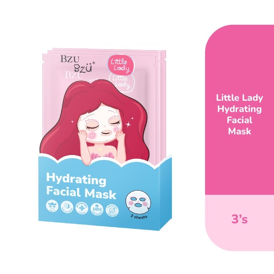  Little Lady Hydrating Facial Mask 3s