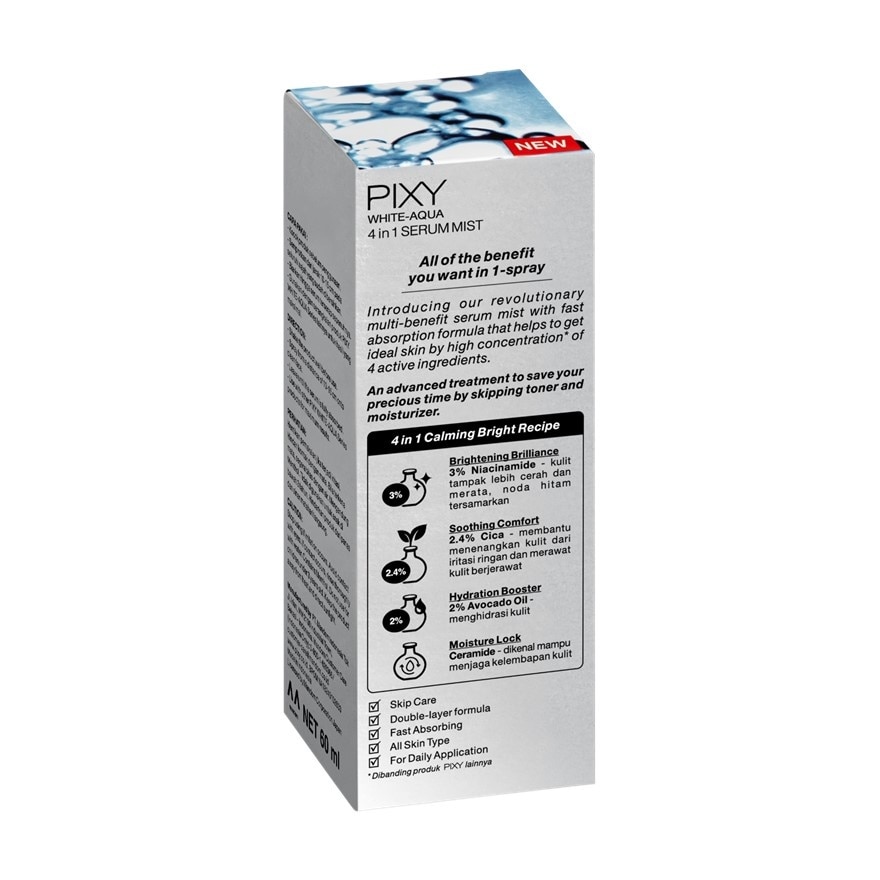 White-Aqua 4 in 1 Serum Mist 60ml