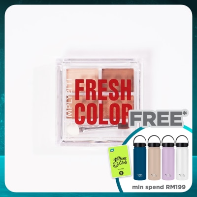 SIMPLYSITI Fresh Colour Pro-pigment Eye Palette All Day FEP03