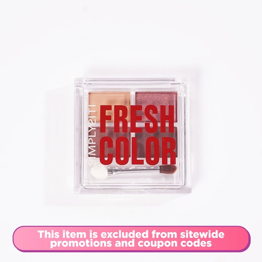 Fresh Colour Pro-pigment Eye Palette Date Night FEP05