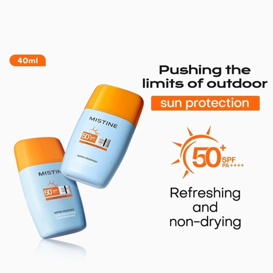 Ultra Protection Clear & Light Sunscreen Milk SPF50+ PA++++ 40ml