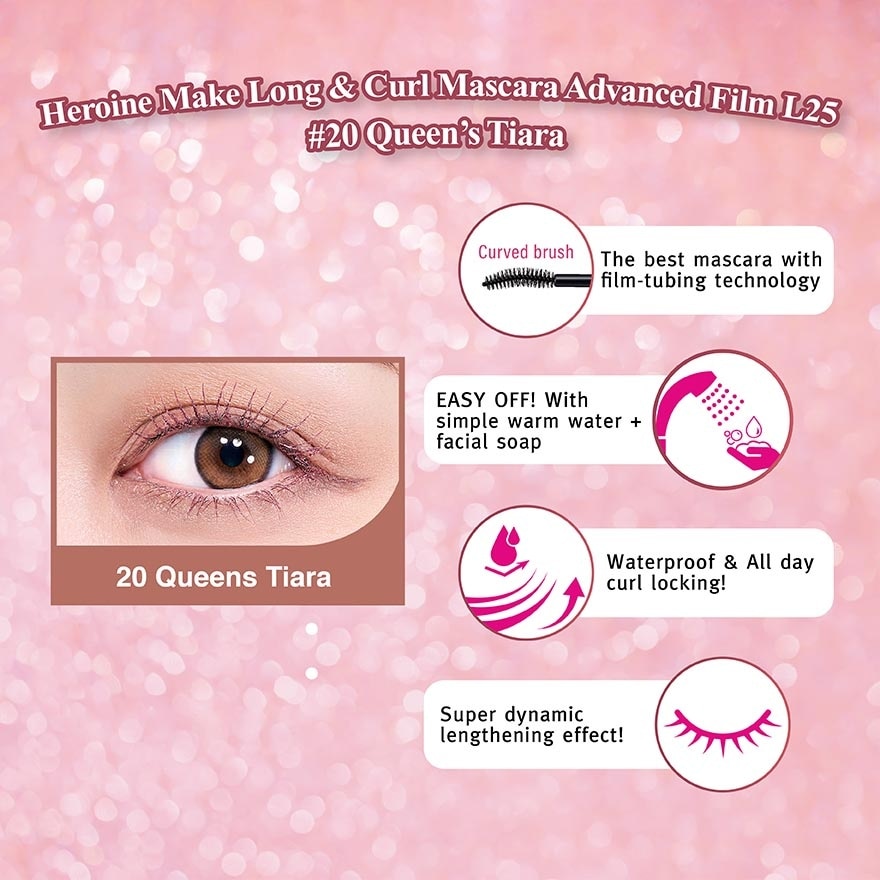 Heroine Make Long & Curl Mascara Advanced Film L25 #20 Queen Tiara