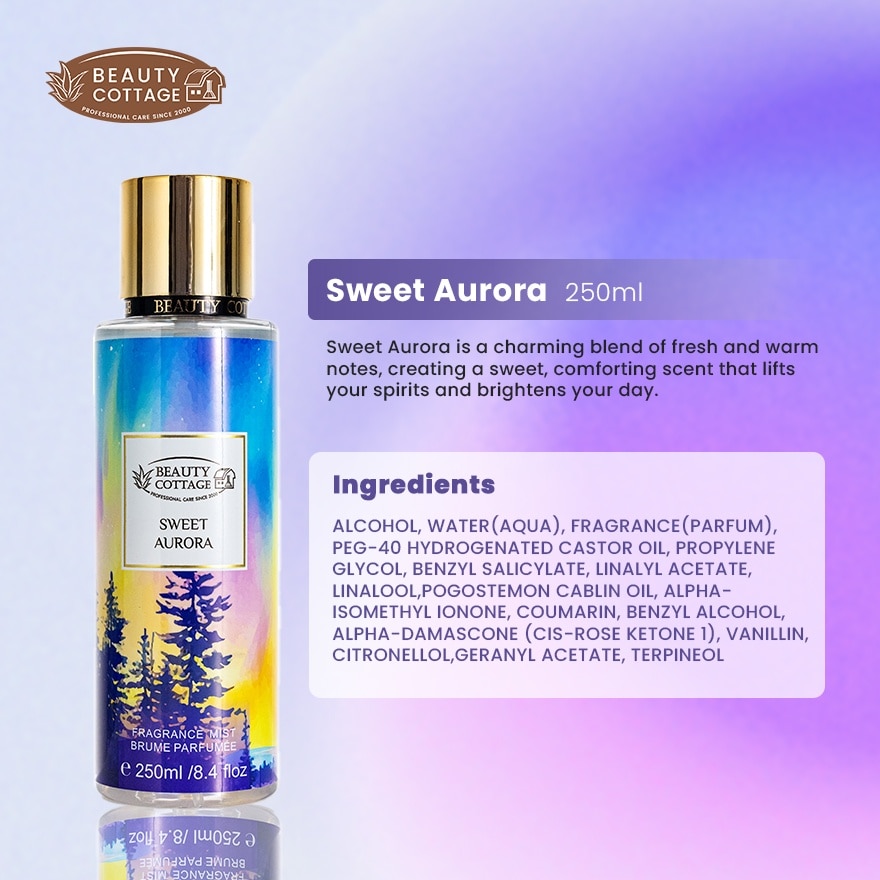 Sweet Aurora Body Mist 250ml