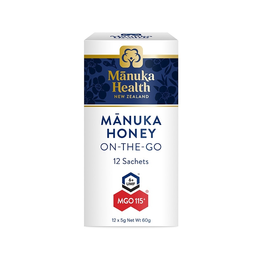 Manuka Honey Mgo 115+ Umf6 On The Go Snap Pack 5g x 12s