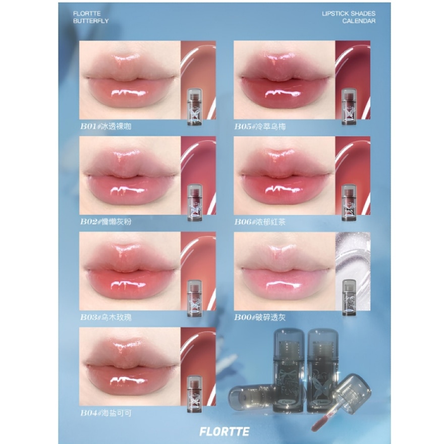 Twin Butterfly Gloss B01