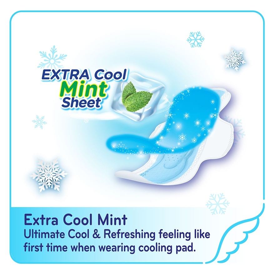 Cooling Fresh Extra Day Ultra Slim Wing 25cm 12s