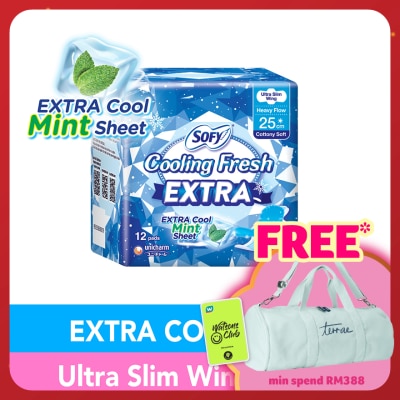 SOFY Cooling Fresh Extra Day Ultra Slim Wing 25cm 12s