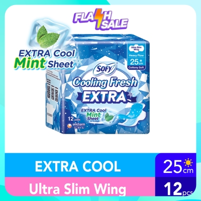 SOFY Cooling Fresh Extra Day Ultra Slim Wing 25cm 12s image