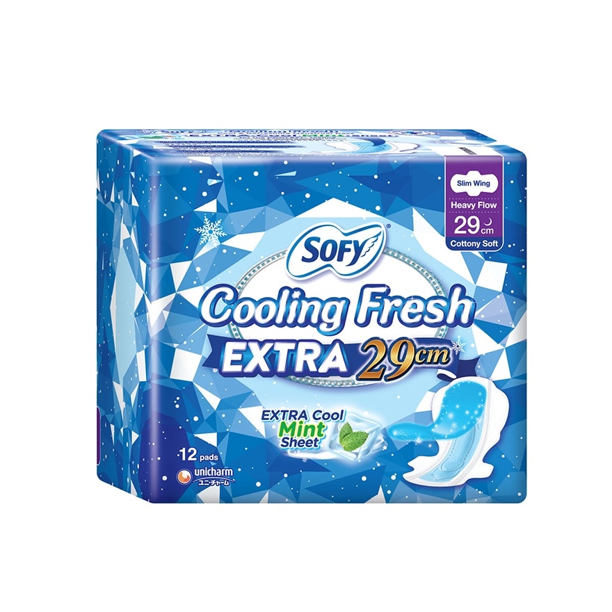 Cooling Fresh Extra Night Slim Wing 29cm 12s