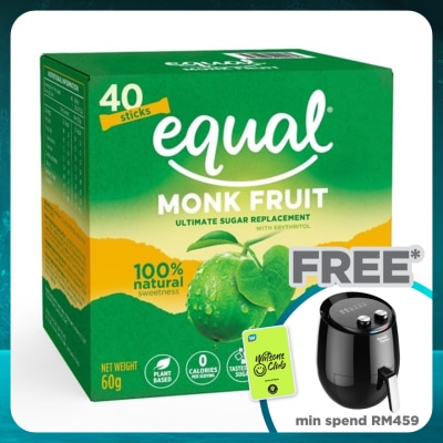 EQUAL Monk Fruit Sticks 40s