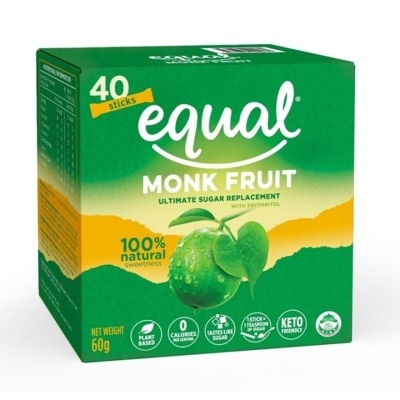 EQUAL Monk Fruit Sticks 40s