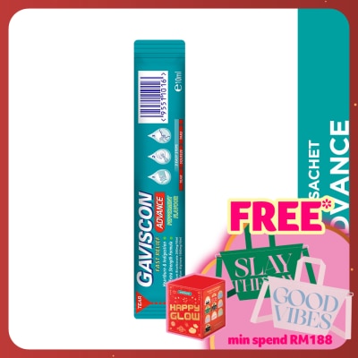 GAVISCON Heartburn & Indigestion Relief Advance Sachet 10ml