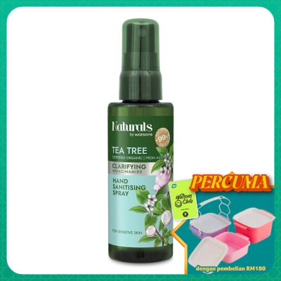 NATURALS BY WATSONS - Tea Tree Hand Sanitising Spray 60ml