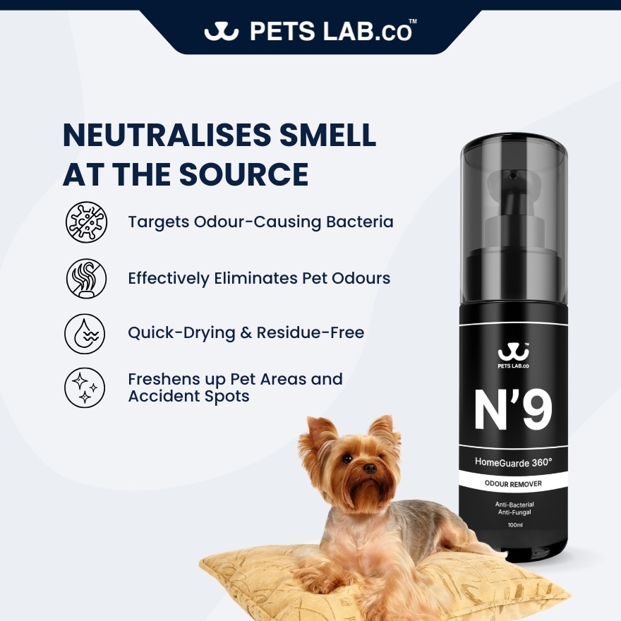 N9 HomeGuarde 360 Odour Remover 100ml