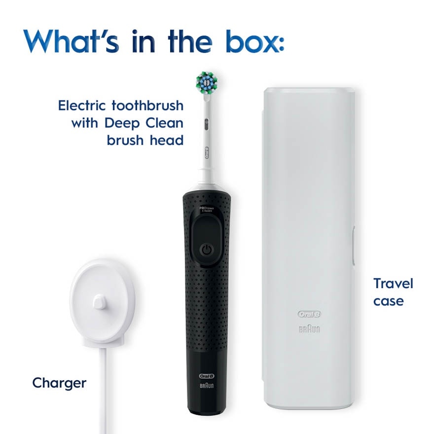 Vitality Pro Black Handle With Travel Case 1s