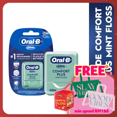 ORAL-B Glide Comfort Plus Mint Floss 40m