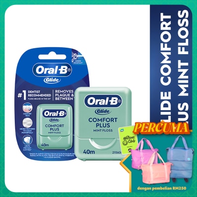 ORAL-B Glide Comfort Plus Mint Floss 40m
