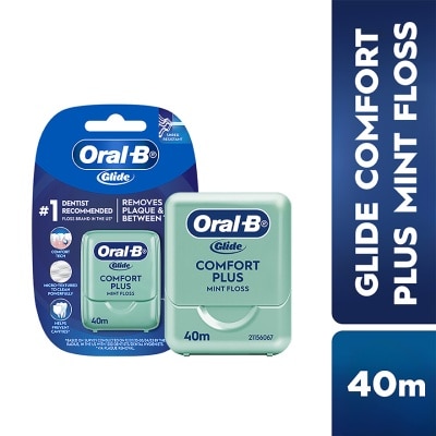 ORAL-B Glide Comfort Plus Mint Floss 40m