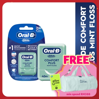 ORAL-B Glide Comfort Plus Mint Floss 40m