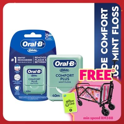 ORAL-B Glide Comfort Plus Mint Floss 40m