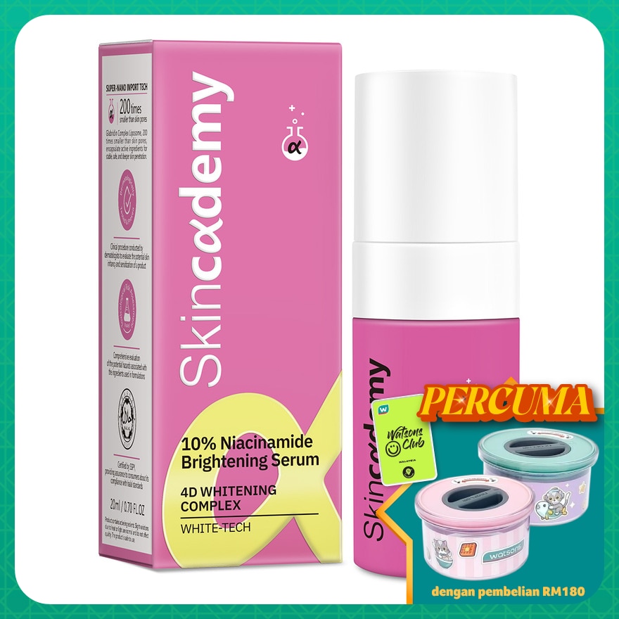 White-Tech 10% Niacinamide Brightening Serum 20ml