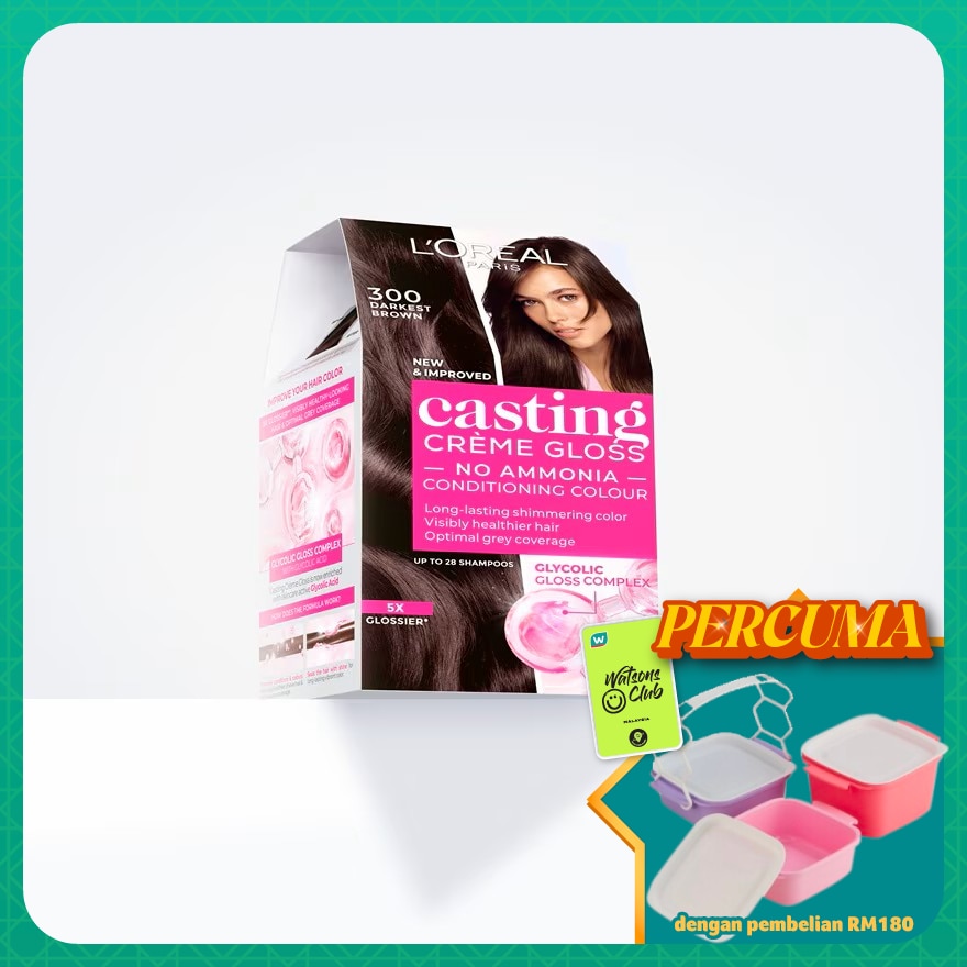 Casting Creme Gloss 300 Darkest brown 1's