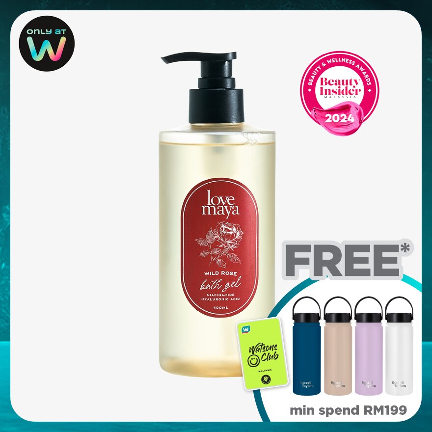 Wild Rose Bath Gel 400ml