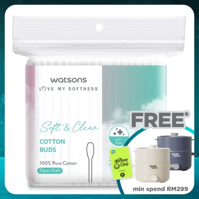 WATSONS Paper Shafts Cotton Buds 200s