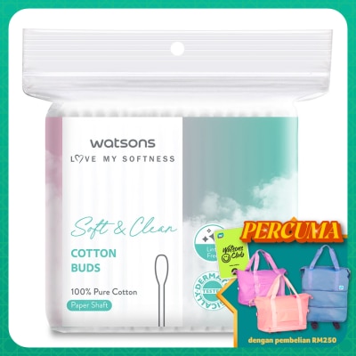 WATSONS Paper Shafts Cotton Buds 200s