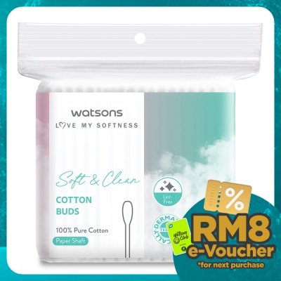 WATSONS Paper Shafts Cotton Buds 200s