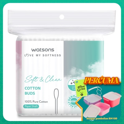 WATSONS - Paper Shafts Cotton Buds 200s