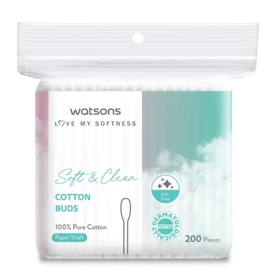 WATSONS Paper Shafts Cotton Buds 200s