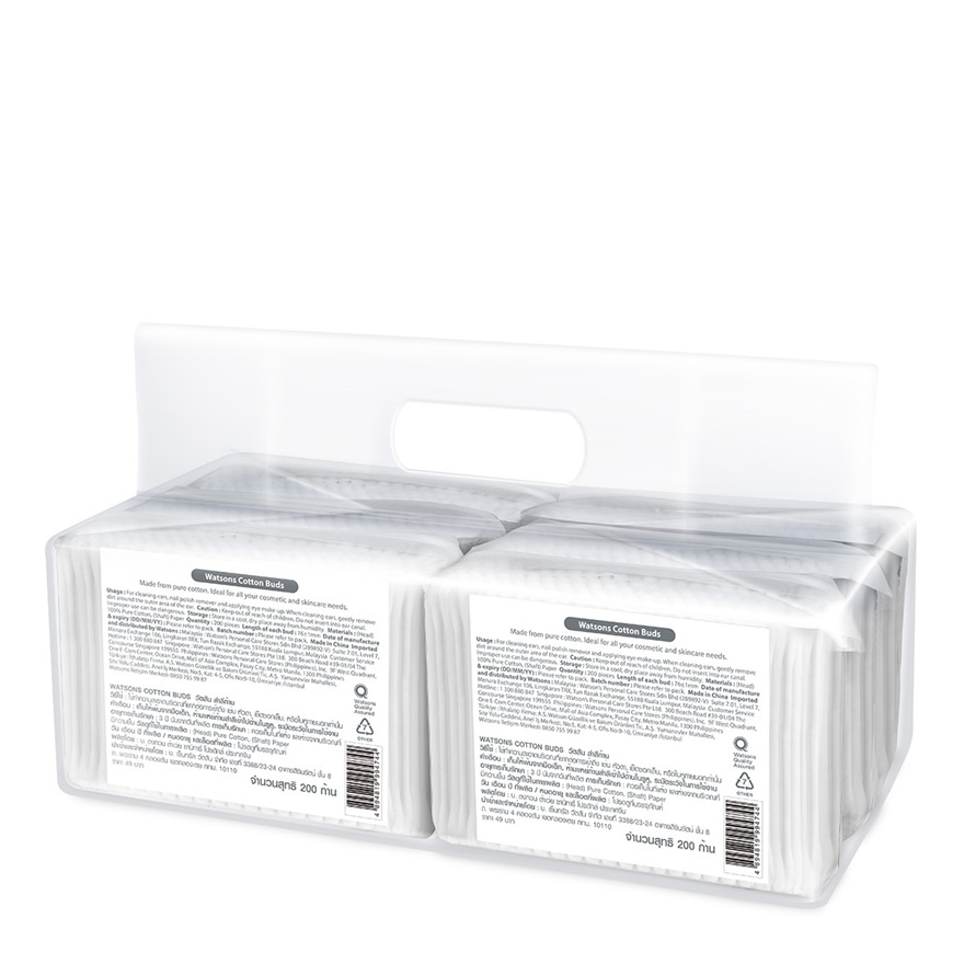 Paper Shafts Cotton Buds 200s x 6 image