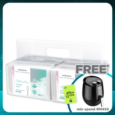 WATSONS Paper Shafts Cotton Buds 200s x 6