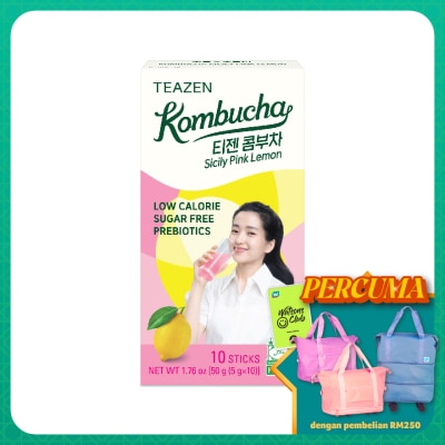 TEAZEN Kombucha Sicily Pink Lemon 5gx10s