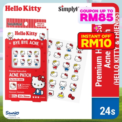 SIMPLYHEAL Hello Kitty & Friends Day & Night Premium Hydrocolloid Acne Patch 24s