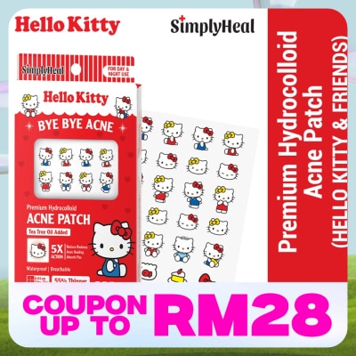 SIMPLYHEAL Hello Kitty & Friends Day & Night Premium Hydrocolloid Acne Patch 24s