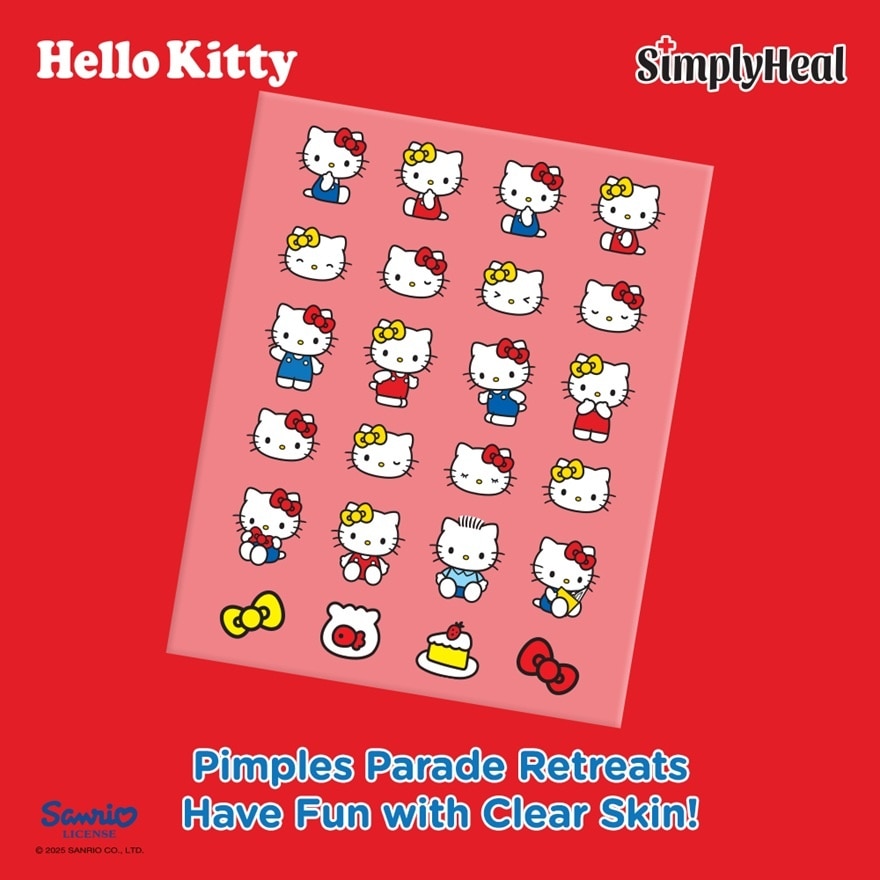 Hello Kitty & Friends Day & Night Premium Hydrocolloid Acne Patch 24s