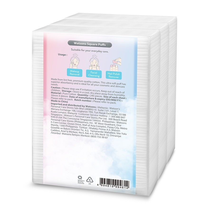 Square Cotton Puff 160s+80s x 3 image