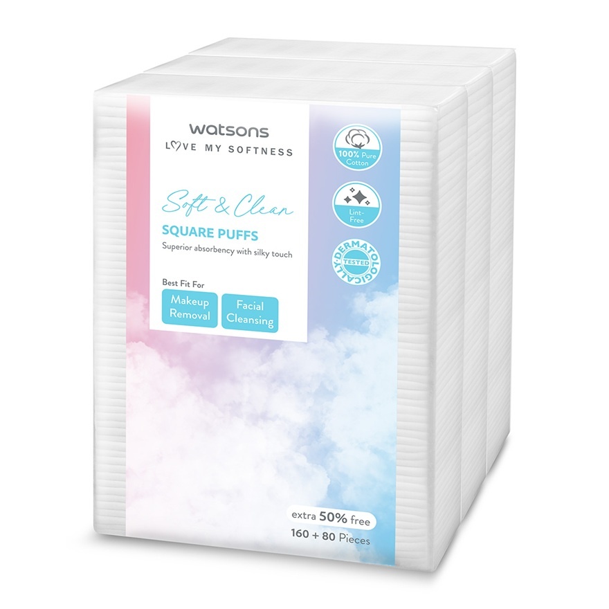 Square Cotton Puff 160s+80s x 3 image
