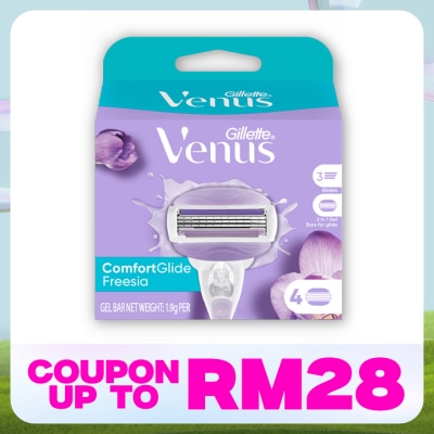 GILLETTE VENUS Comfortglide Cartridge Freesia 4s